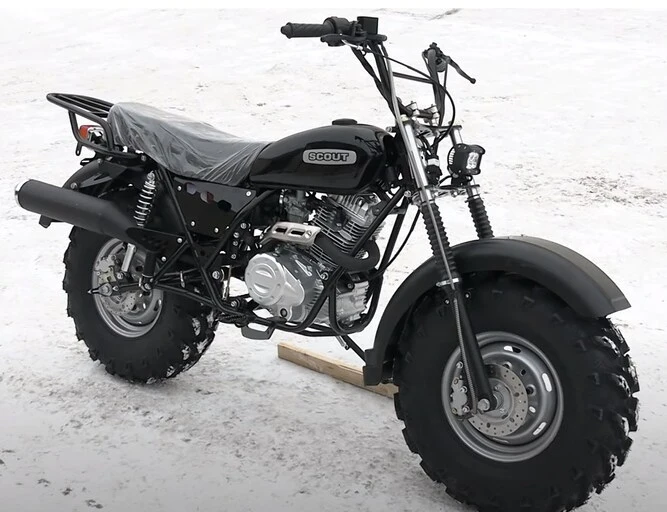 Мотоцикл СКАУТ-3VP-250 - самый мощный из Скаутов!