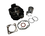 Поршневая группа HONDA DIO 60 AF18/25/27/28, Tact 24/30/ 31/51/ Lead 20  палец 12мм (43 мм) в сборе