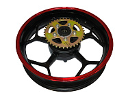 Обод задний литой, в сборе со звездой 4,0-17, диск. тормоз FALCON TERRAIL 250 RF20903B