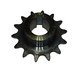Звезда 14 зуб. (520) цепи, 15.875шаг, на вал d25мм, h28мм, шпонка 8мм, мотобуксировщик