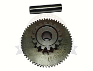Шестерня эл. стартера СВВ250 двойная большая блок  60Z-16Z (166FMM) E13-4