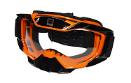 Очки мотокросс/спорт SCOUT (NK-1015) черн/оранж, резинка с силиконом, цветн упаковка