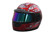Шлем интеграл FALCON XZF01, размер S (59-60) (тонированный визор) decal red black 1 black grey blue Шлем интеграл FALCON XZF01, размер S (59-60) (тонированный визор) decal red black 1 black grey blue