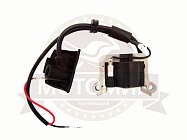 Зажигание мотокосы BC/GBC-043/052 в сборе (L в/в провода 120мм, колпачок 45град) (пришло как 98306)