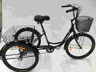Велосипед 24" 3-х колесный грузовой DELTA TRIKE (+корзина)  (см. ЗИП)