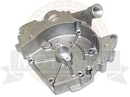 Крышка картера правая  GY6-50 коленвала (маслощуп) QT-4, -10