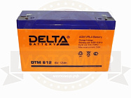 Аккумулятор  6В  12 А/ч, кислотный AGM ( Delta DTM 612) для электро машинок(150х50х95)