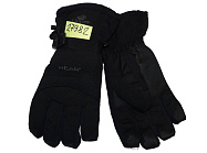 Перчатки зимние утепленные снегоход/лыжи, текстиль+кожзам. HEAD TP801