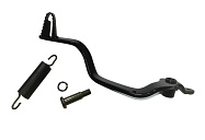 Педаль тормоза заднего с пружиной MIRAGE 250 (ТЭККЕН) (150081642-0001 + 220023979-0005)