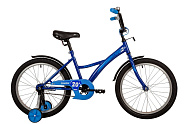 Велосипед 20'' NOVATRACK STRIKE(ножной тормоз, цветные крылья) синий