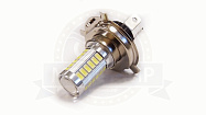 Лампа светодиодная (LED) 12V  (H4)  35/35W (P43t)  33SMD (Фарная)