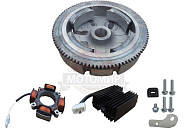 Комплект электрооборудования для 182F,188F,190F, 192F (18А, 214Вт, 12В, ( под ЭЛ/стартер, с венцом)