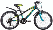 Велосипед 20'' NOVATRACK TORNADO (7ск,V-brake,FT35D/TS38/SG-7SI) черный