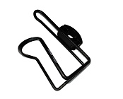 Флягодержатель алюминиевый с креплением на руль, черный, HC 14