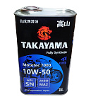 Масло TAKAYAMA MOTOTEK 7000, 4T 10W50 SN MA-2 синтетика, 1 литр 605576 Масло TAKAYAMA MOTOTEK 7000, 4T 10W50 SN MA-2 синтетика, 1 литр 605576