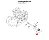 Скрепка фиксации шестерни маслонасоса 017-018 (11236472400)