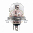 Лампа 6В 45/40 Вт фарная (P45t) (цоколь 12V) (61645)