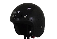 Шлем открытый YM-629 "YAMAPA", черный, размер S (типа "крутой пилот")
