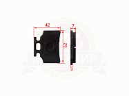 Колодки тормозные дисковые перед скутер SLASH