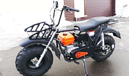 Мотоцикл СПРИНТ 8R-LE-10" на редукторе, колеса 10” (23х7-10’’), LIFAN KP 230, 8лс, фара,, эл.старт