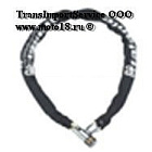 _Трос противоугонный мото/скутер FS5001 8х100см  (классика, снаружитекстильный,внутри цепь, 2 ключа)