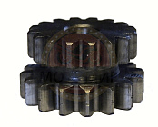 Шестерня эл. стартера LF163 FML-2MP  16Z-16Z двойная, малый блок (E12-02)