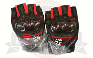 Перчатки SCOYCO (оригинал) МС-44D, цвет красный,  р-р ,XL