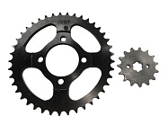 Венец (Z41) 428 (d54mm - 4 x 49mm) Альфа + Звезда (Z15) 428 (d14-17mm, 6 шлиц, 2х30) (компл)