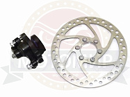 Тормоз дисковый (суппорт F180/R160 + диск 160 мм) DSK-DB03