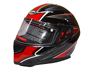 Шлем интеграл COBRA JK313, черный с красным(2), черный/синий (9) размеры XL