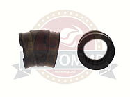 Муфта Тайга (патрубок карб. с раздельным впуском резиновый на 2 карб.) С40500118 ЗАВОД