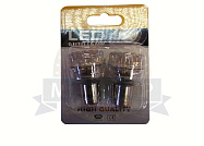 Лампа светодиодная (LED) 12V  (BA15S)  T15  24LED PY21W-P21W-S25-, 1156 1-конт белая