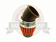 Фильтр воздушный нулевого сопротивления (1) КОНУС 72мм (d=42 мм), (под углом 45 гр.) к К65, К68