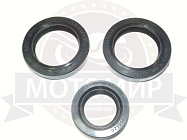 Набор сальников Муравей редуктора старого образца (49.4х33.4х8.5 (2шт), 24х38х7 (1шт))