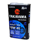 Масло TAKAYAMA MOTOTEC 7000,  4T 10W40 SN MA-2 синтетика, пластик. 1 литр  1184657