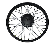 Обод 18" передний спицы, барабан. тормоз 1,4-18  COLT SCRAMBLER (НАБОР)