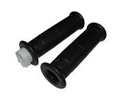 Ручка руля правая (газа) VEKTOR (с резинкой) + руля левая (резинка) (компл.) (1500082092+1500082093)