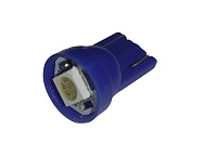 Лампа светодиодная (LED) 12V  T10  (W2,1х9,5d)  1SMD 5W синяя