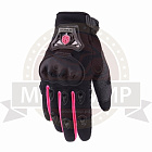 Перчатки женские SCOYCO (оригинал) МС-29W, черный с розовым, р-р  M