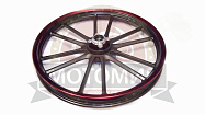 Обод 18" передний литой,  диск. тормоз 1,6*18  STINGRAY  черный (4 отв.)