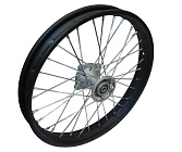 Обод 17" передний спицы 1,6-17  (ПИТ-БАЙК) Fighter125,TTR125сс, KAYO125-160с в сборе, ось D12 мм