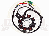 Зажигание голое (без маховика) (статор 7+1 катушек) (052QMI0-0601100F0) (НАБОР)