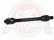 Ось втулки переднего колеса 140мм, с гайками М10 (TRB-791)  JK6355