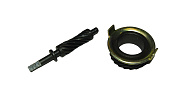 Редуктор спидометра TRICKLER XY110-17A (шестерня+червяк вогнутый) (НАБОР)