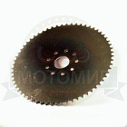 Звезда 62 зуб. (415) цепи, задняя  "Газуля" F50/72/80 голая (9 отверстий) (пришла как 39045)
