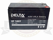 Аккумулятор 12В  7 А/ч, кислот.(Delta DT 1207)(150х65х90) для электро.машинок., (НАБОР)