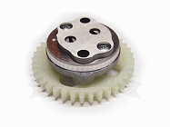 Насос масляный CB250 см3 Zongshen ZS 172FMM в сборе с шестерней 37зуб. (100100061)