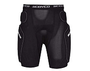 Шорты защитные мото SCOYCO PM01, черные, р-р 32,  L, защитные вставки в ценных местах