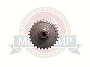 Звезда 28 зуб. ведомая в сборе с валом d20-30мм, шпонка 7мм, LIFAN 168F-R (23571)