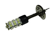 Лампа светодиодная (LED) 12V  H1 (P14.5s) 25SMD чип 3528  2Вт белая.